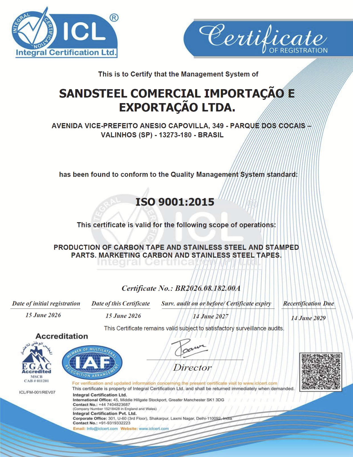Certificações